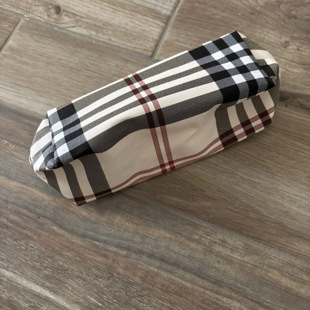 Designer‎ Plaid Cosmetic Bag Pouch Clutch Organizer